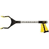 PikStik Pro Aluminum Reacher, 20 Inch, Yellow