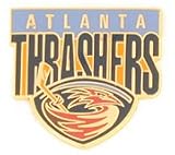 Hockey Pin - Atlanta Thrashers Bar Logo Face Off Pin