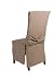 Mistral Torino Uniline Chair Cover, Walnut