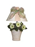 Daisy Lamp with Bow
