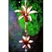 Outdoor Living : Handcrafted Lily Copper Rain Chain 10'