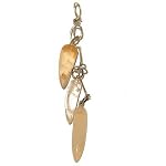 Chalcedony Pendant 08 Wire Wrapped Quartz Clear Crystal Healing Stone 4