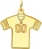 14K Gold NFL New York Giants Football Jersey Charm