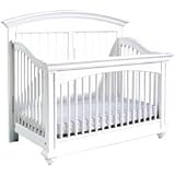 My Haven Antique White Built To Grow Crib