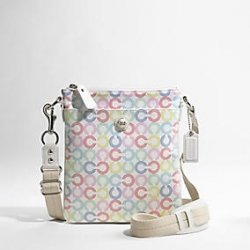 Coach Madison Waverly Signature Crossbody Messenger Bag Swingpack Multi