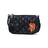 San Francisco Giants Quilted Wristlet Purse Lined And Made Of A Soft Shiny Quilted Fabric