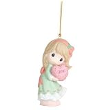 Precious Moments 2011 Dated Ornament "Love Is The Best Gift Of All"