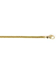 18K Yellow Gold Braided 2.9mm Bracelet 7.25 Inch