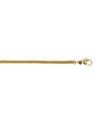 18KT Yellow Braided 2.9mm Necklaces Length = 30