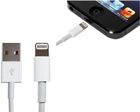 Ledhill Lightning to USB Cable (~1.0 m long White) - Fully compatible with the latest Apple devices: iPhone 5, iPad 4, iPad mini, New iPod Touch (5th Generation), and New iPod Nano (7th Generation)