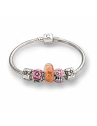 Authentic Chamilia Limited Edition Designer Bracelet Set Pink 4011-0499