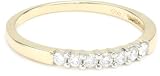 10k White or Yellow Gold Round 7-Stone Diamond Ring (1/4 cttw, H-I Color, I2-I3 Clarity)