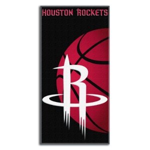 Houston Rockets NBA Fiber Reactive Beach Towel (Emblem Series) (60