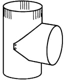 Imperial Mfg Group GV0912 Galvanized Tee
