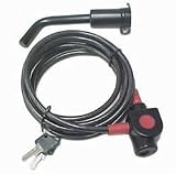 Hollywood Racks LPCS-1 Locking Hitch Pin and Security Cable (1.25-Inch Receiver))