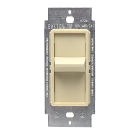 Leviton SureSlide Single Pole Dimmer Switch #611-6621I by Leviton