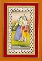 ShalinCraft Gift and Collectible In Miniature Style On Marble Plates Created By Folk Artist Of Rajasthan (mplate032)