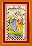 ShalinCraft Gift and Collectible In Miniature Style On Marble Plates Created By Folk Artist Of Rajasthan (mplate032)
