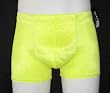 Neon Yellow Fitted Pouch Swim Shorts