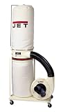 JET 708639 DC-1100A 1-1/2 Horsepower 1,100 CFM Vertical Bag Dust Collector, 115/230-Volt 1 Phase