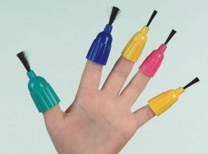Childrens Toyshop  Toys : Fingertip Brushes (Pk/50)