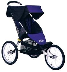 Q-Series Single Jogging Stroller w/ 12 inch wheels Color: Navy