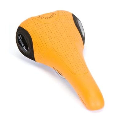 yellow road bike saddle