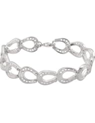 Horseshoe Bracelet Sterling Silver 07.75 Inches 85127