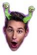 Green Creature Costume Eye Tentacles
