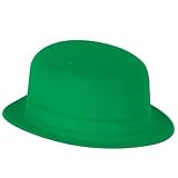 Green Velour Derby Hat (Pack of 24)
