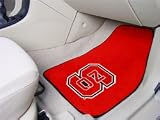 North Carolina State Wolfpack universal fit Car Mats 2 Piece Carpet 2 Pc Car Floor Mat (Rug)