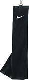 Nike Access Tri-Fold Towel, Gr��e Misc, Black/White - 
