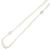シャネル (シャネル)CHANEL A27012 パールCCネックレス シルバー 並行輸入品