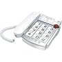 jWIN JTP590WHT Corded Speaker Phone with Caller ID (White)