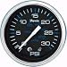 FARIA CHESAPEAKE SS BLACK MARINE INSTRUMENTS WATER PRESSURE GAUGE KITStyle: 30 PSI