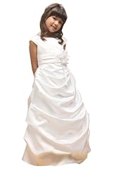 Girls Satin Floor Length Flower-Girl Dress/Pageant Dress 