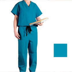 Angelica Angelstat Scrub Top Peacock Small 35-38 chestB003085KBI