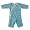All-Natural Ocean/Tea Organic Kimono Onepiece (0-3 months)