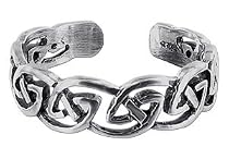 Sterling Silver Toe Ring Celtic Knot Design Toering