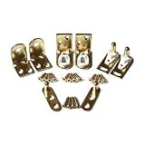 Double Acting Premium Cafe Door Gravity Hinge Hardware Set in Polished Brass - For Saloon Bar Pub Western Swinging Doors