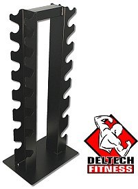 Deltech Fitness 8 Pair Vertical Dumbbell Rack