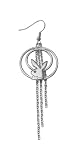 Playboy - Damenohrhaken 2 Kreise 9030026