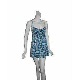 VELVET Lora Silk Tank Top in Spa Blue