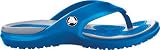 crocs Modi Flip Sandal,Sea Blue/Silver,Women's 9 M US/Men's 7 M US