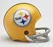 Pittsburgh Steelers 1962 2-Bar Throwback Replica Mini Helmet