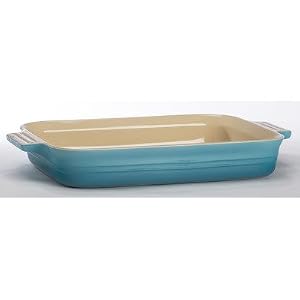 12-in x 9.5-in Rectangular Dish in Caribbean By Le Creuset