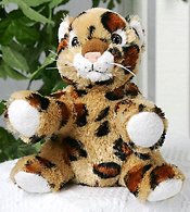 8" Leopard Cub Make Your Own *NO SEW* Stuffed Animal Kit w/ T-shirt