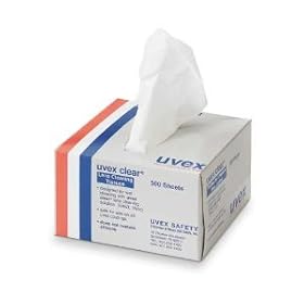 Uvex Clear Lens Cleaning Tissues
