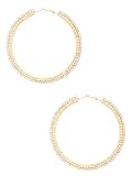 Marciano Dakota Double Row Pave Hoops