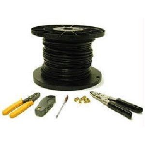 Cables To Go 29837 RG6 Quad Shield Coaxial Cable Installation Kit (250 Feet)